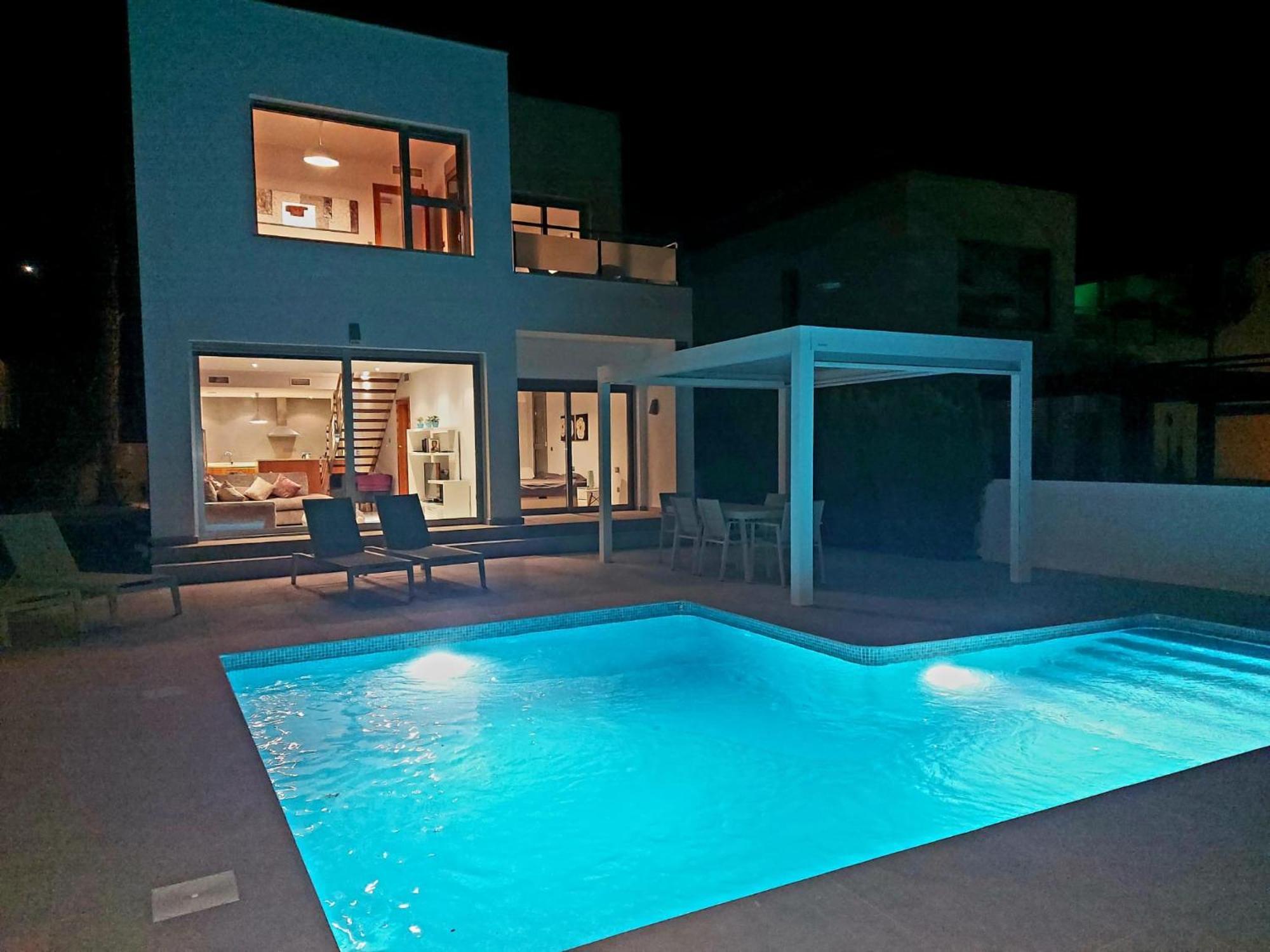 Modern Villa Frontline Golf Algorfa Exterior foto